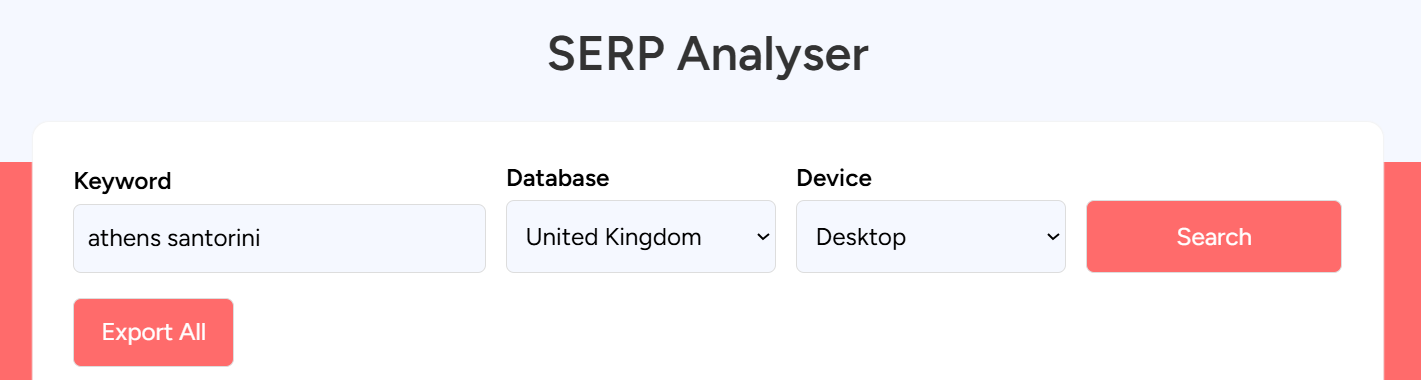 serp analyser